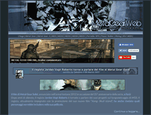 Tablet Screenshot of metalgearweb.it